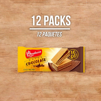 TikTok Viral Bauducco Wafer Cookies - Italian Chocolate & Vanilla