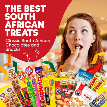 Premium South African Snack Box - 36 Authentic Treats & Confectionery
