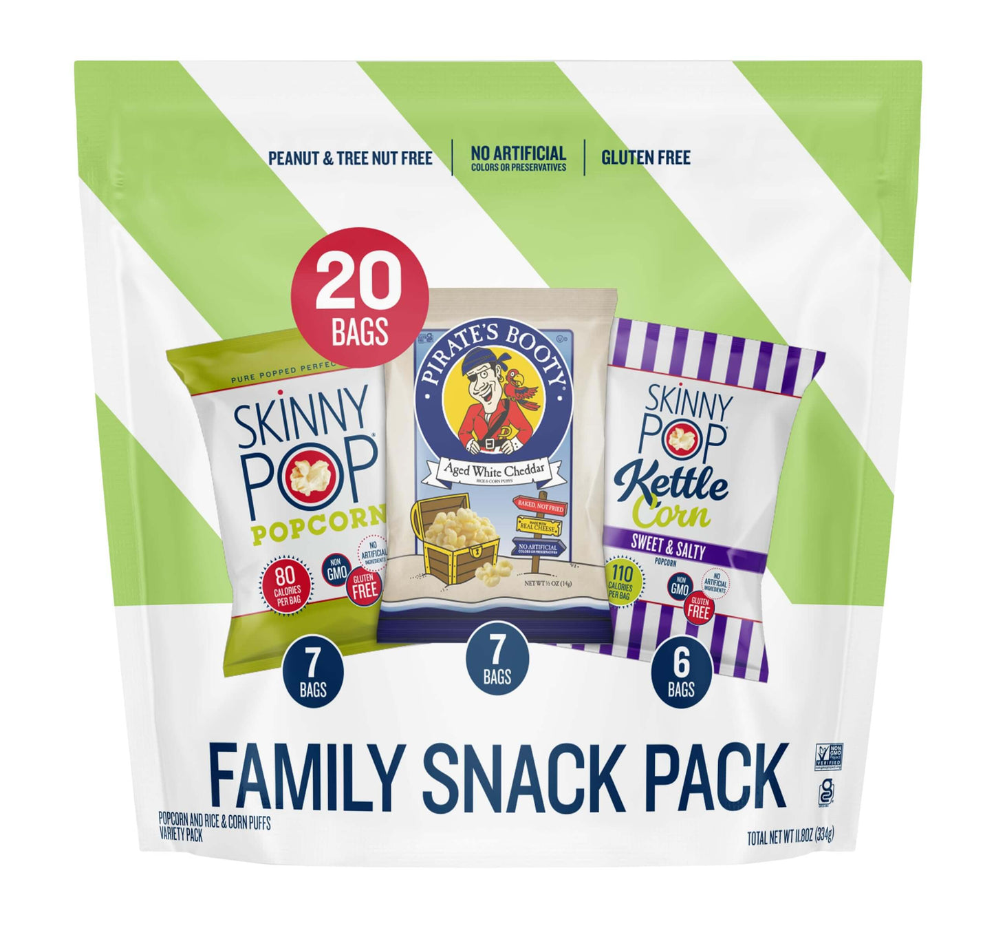 GRAB & GO Premium Snack Variety Assortment - Multiple Pack Sizes Available