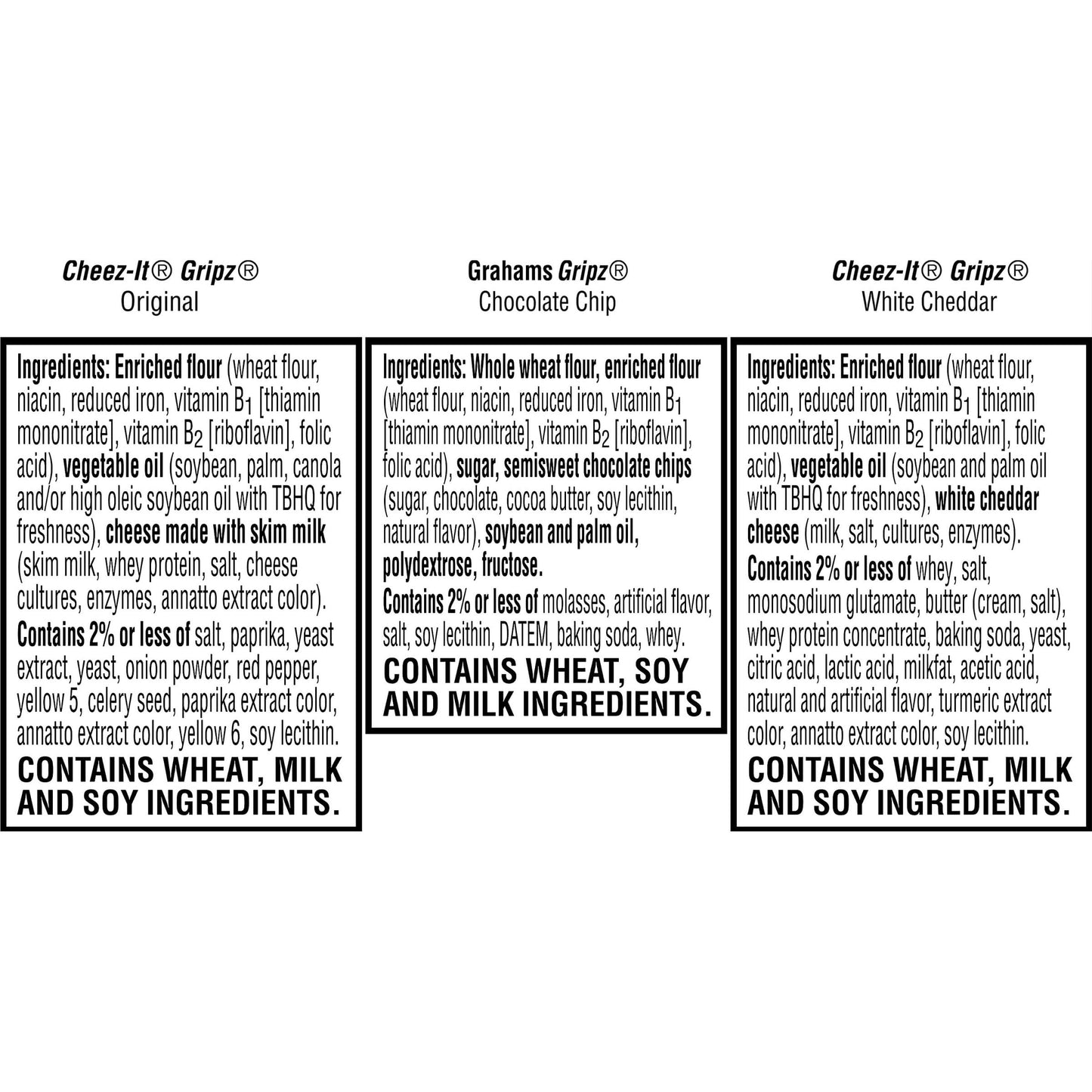 Cheez-It Cheese Crackers, Baked Snack Crackers, Lunch Snacks, Variety Pack, 12.1oz Box (12 Packs)