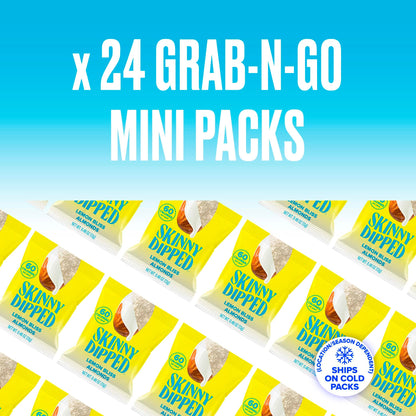Viral SkinnyDipped Variety Pack - Low Sugar Almonds (25 Mini Bags, 11.5oz)