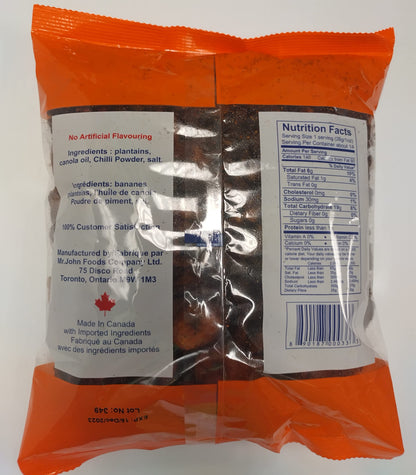 MR. JOHN'S Authentic Spicy Ripe Plantain Chips - Crunchy & Chewy, No Artificial Flavoring (14.1 oz)