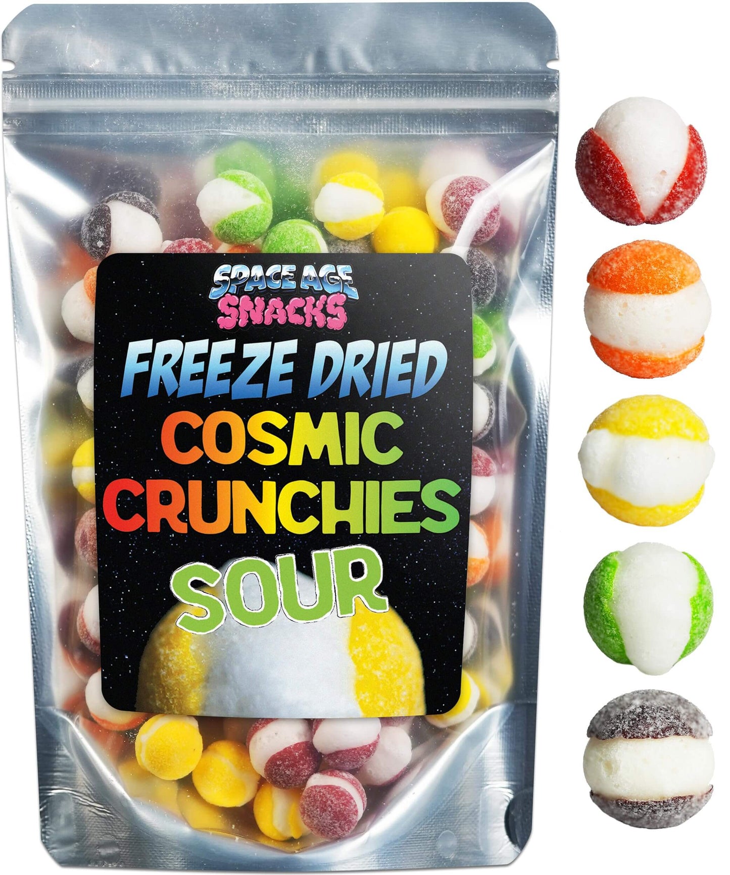Cosmic Crunchies Freeze-Dried Candy - Viral TikTok Crunchy Snack (4 oz)