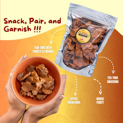 Sheelda Kulikuli Spicy Crunchy Nigerian Peanut Crackers – Authentic African Kulikuli Snack, High-Protein Peanut Chips, 5.2oz/150g