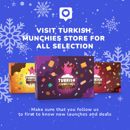 Turkish Munchies International Snack Box - 12 Premium Exotic Snacks