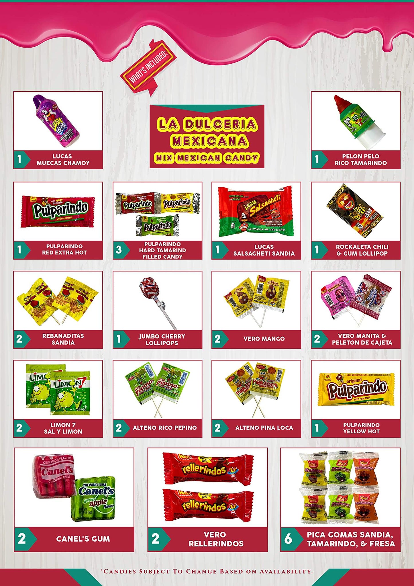 Mexican Candy Variety Pack - Authentic Dulces Mexicanos Mix