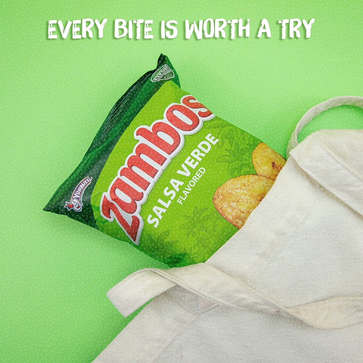 Viral TikTok Zambos Plantain Chips - Chile Limón, Original & Salsa Verde | Premium Central American Snack (5.29 oz)
