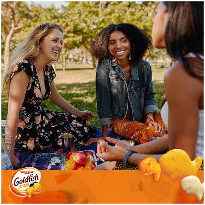 Classic Delight Goldfish Crackers Big Smiles Variety Pack - Cheddar, Colors & Pretzels | 30 Count