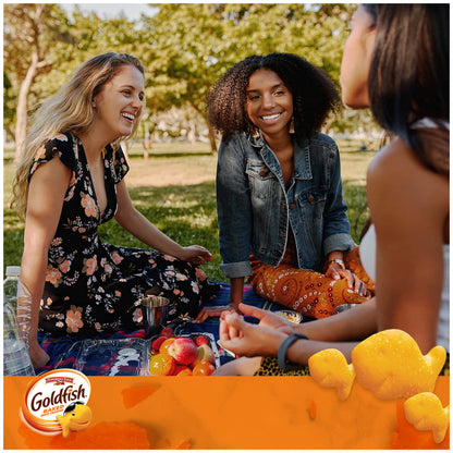 Classic Delight Goldfish Crackers Big Smiles Variety Pack - Cheddar, Colors & Pretzels | 30 Count