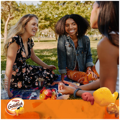 Classic Delight Goldfish Crackers Big Smiles Variety Pack - Cheddar, Colors & Pretzels | 30 Count