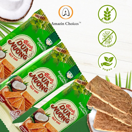 Amazin Choices COCO Crunch Coconut Crackers, 6.7 oz., 14 pk.