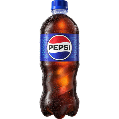 Pepsi Cola Soda Pop, 16.9 Fl Oz Bottles, 6 Pack