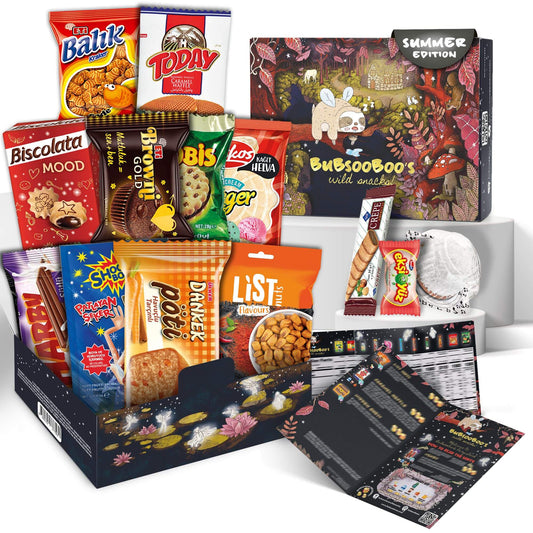 International Fairy Tale Snack Box - 12 Full-Size Global Treats