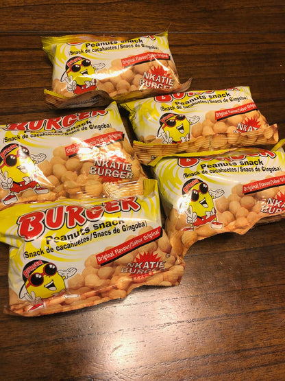 Viral Nkatie Burger - African Peanut Snack [Pack of 4] | Trending