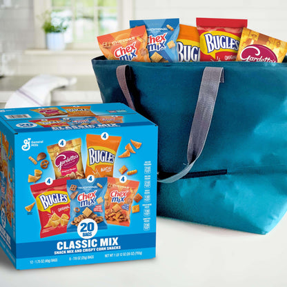 General Mills Classic Mix Snack Variety Pack - 28 oz (20 Count)