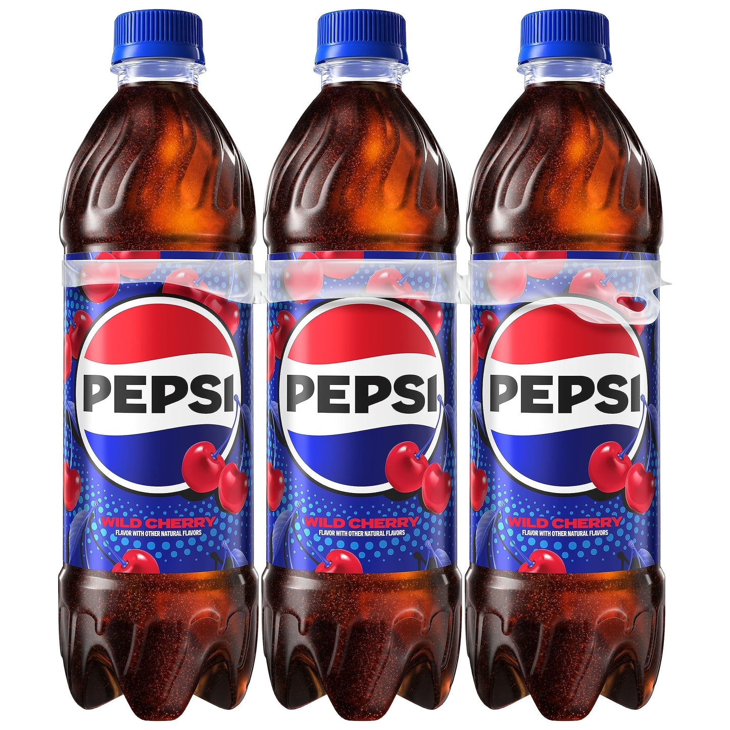 Pepsi Cola Soda Pop, 16.9 Fl Oz Bottles, 6 Pack