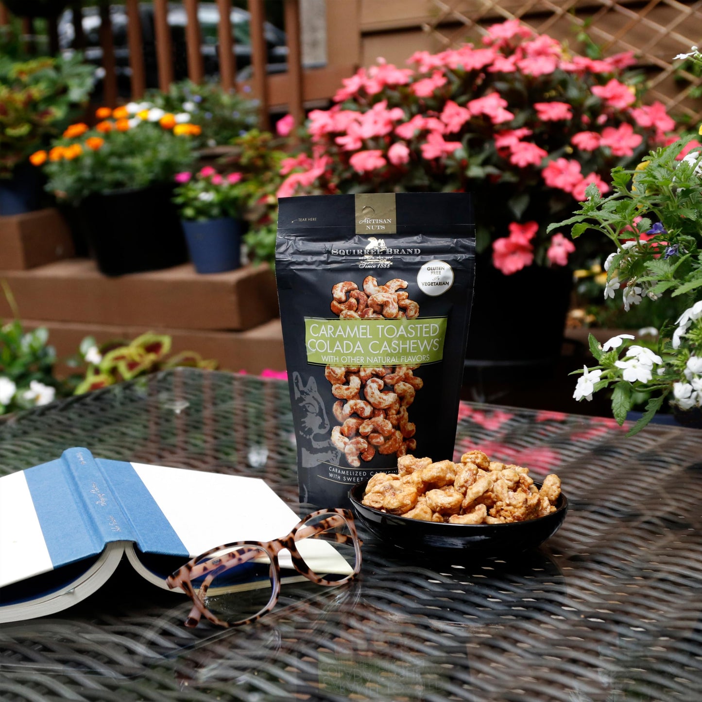 Squirrel Brand Sweet Brown Butter Cashews - Gourmet Artisan Nuts (3.5 oz)