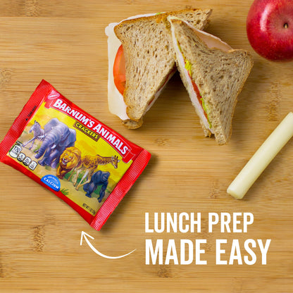 Nabisco Team Favorites Variety Pack, OREO Mini, CHIPS AHOY! Mini, Teddy Grahams Honey & Barnum's Animal Crackers, School Snacks, 30 Snack Packs