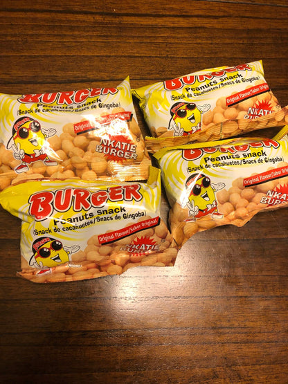 Viral Nkatie Burger - African Peanut Snack [Pack of 4] | Trending