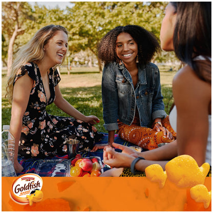 Classic Delight Goldfish Crackers Big Smiles Variety Pack - Cheddar, Colors & Pretzels | 30 Count