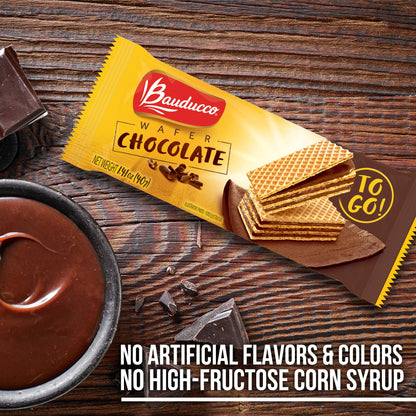 TikTok Viral Bauducco Wafer Cookies - Italian Chocolate & Vanilla