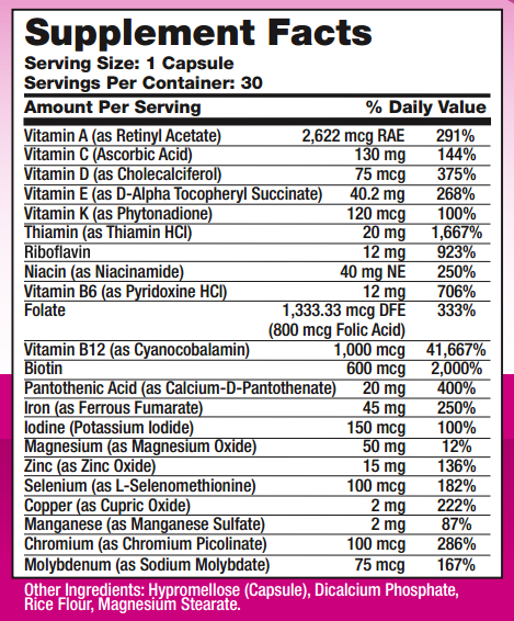 Bariatric One-A-Day Multivitamin