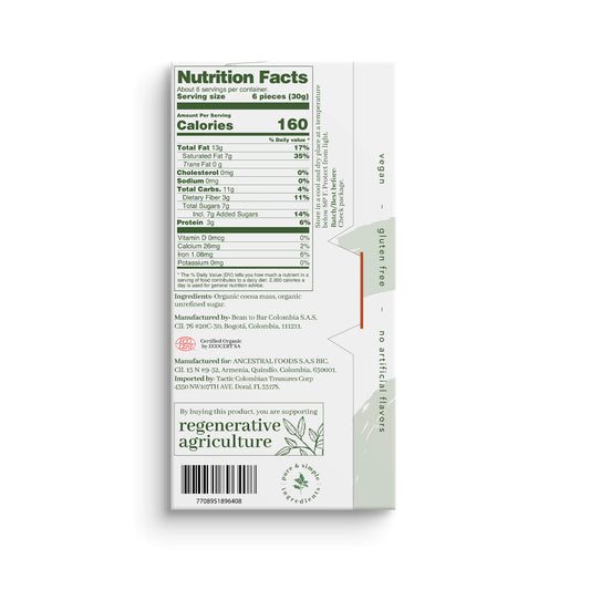 Organic Dark Chocolate Bar