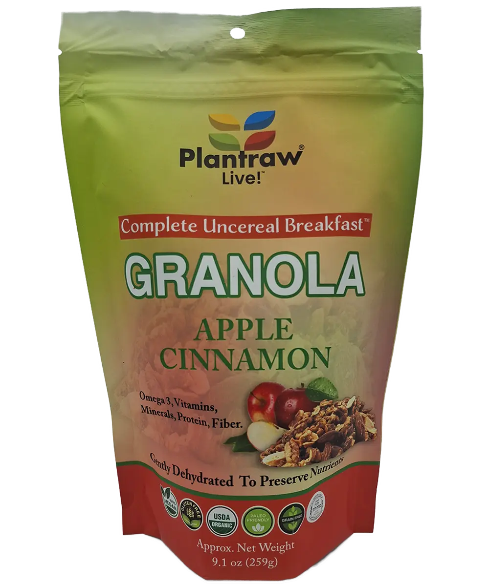 Granola - Apple Cinnamon (Grain-free, gluten-free with neither added sugar nor sweeteners)