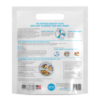 Adjustable Portion Control Plate