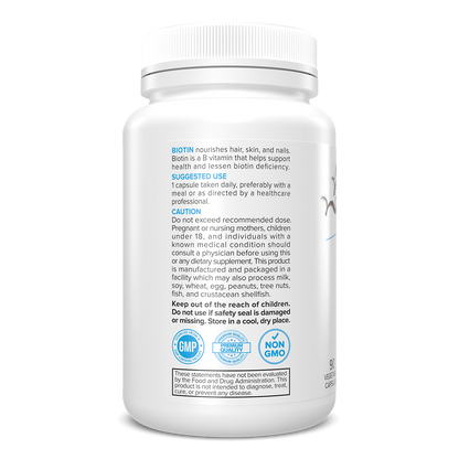 Portions Master Biotin Hair, Skin & Nails Support (90 Count)