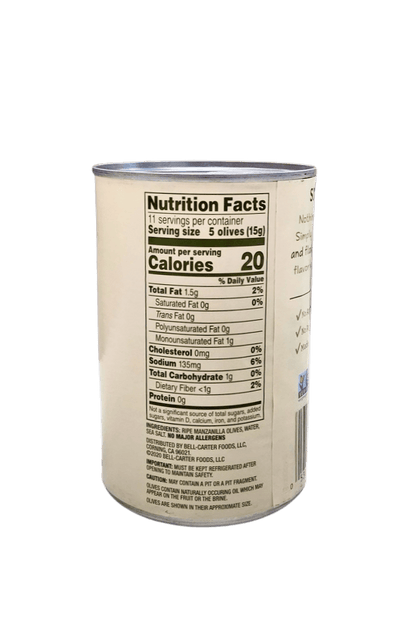 Organic Olives, Black, Pitted