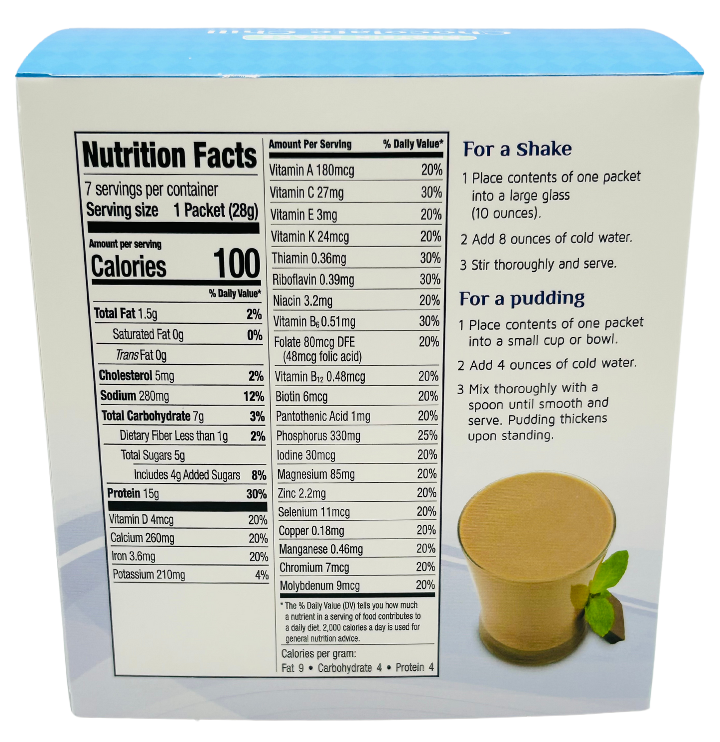 Chocolate Chill Mint Shake