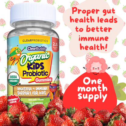 Clear Buddy Organic Kids Probiotic Gummies