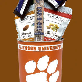 JGB Sports - Clemson Tigers Gift Tin Basket - Made In America