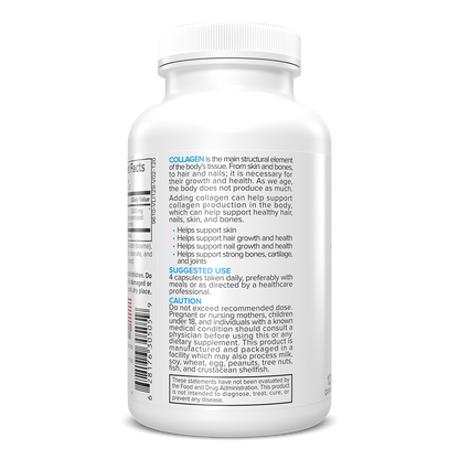 Portions Master Collagen 3000 Hair, Skin, Nails, & Bones Support (120 Count)