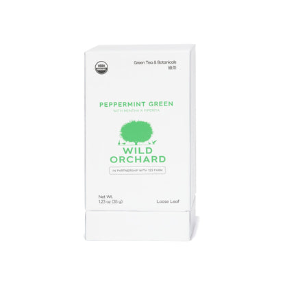 Peppermint Green - Organic Loose Leaf Green Tea
