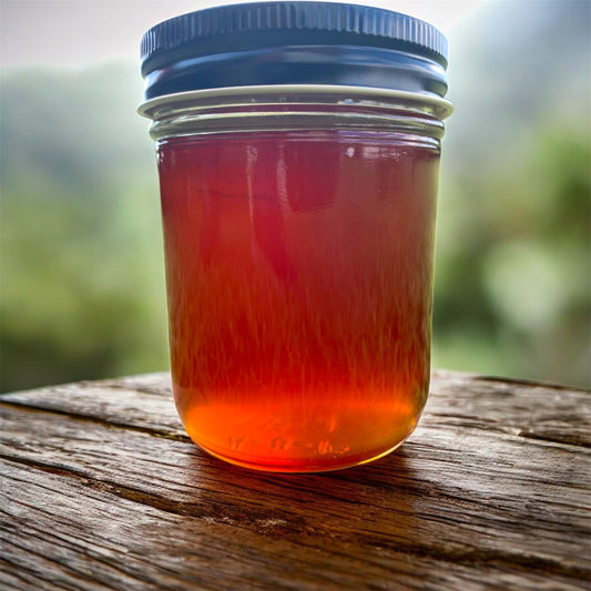 Lavender Infused Honey - 8oz Glass Jar of Pure Sweetness