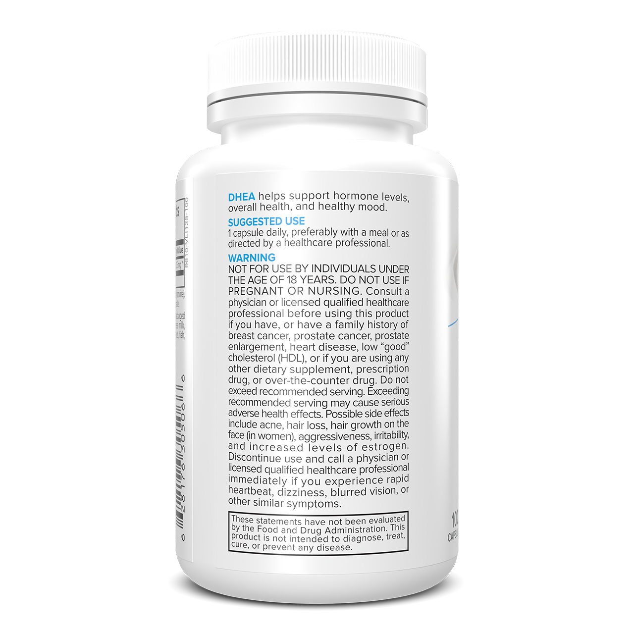 Portions Master DHEA Hormonal Support (100 Count)