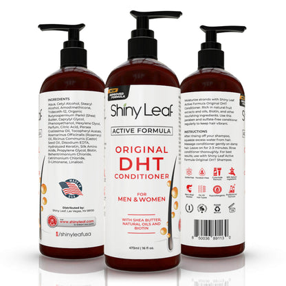 DHT Blocker Anti Hair Loss Shampoo and Conditioner set with Biotin (2 x 16 Oz)