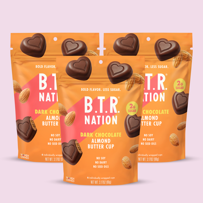 DARK CHOCOLATE ALMOND BUTTER CUPS (3 BAGS)
