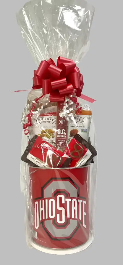Ohio State Buckeyes Gift Tin Basket - Made In America