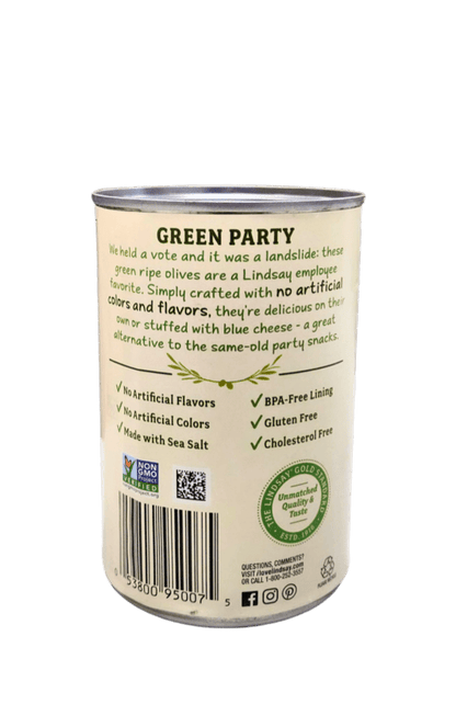 Organic Olives, Green, Pitted