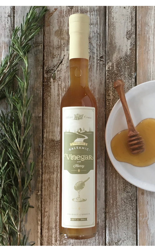 100% Organic White Balsamic Vinegar with Honey