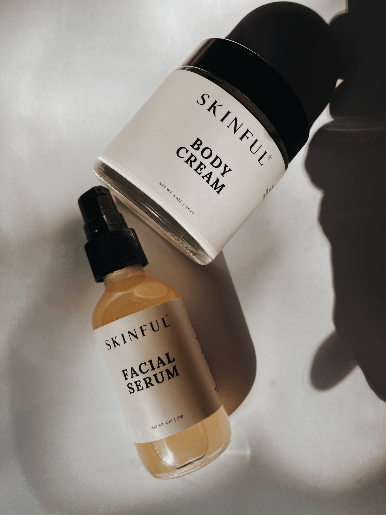 Skinful Facial Serum for Soft Youthful Skin, Nourishing Firming Face Serum for Glowing Skin - 2oz