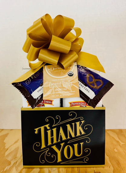 Thank You Gift Box - Gourmet Snacks & Cookies