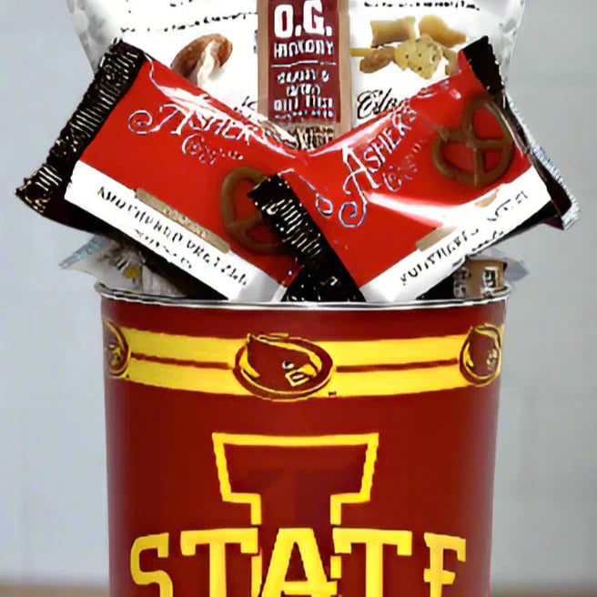 JGB Sports - Iowa State Cyclones Gift Tin Basket - Made In America