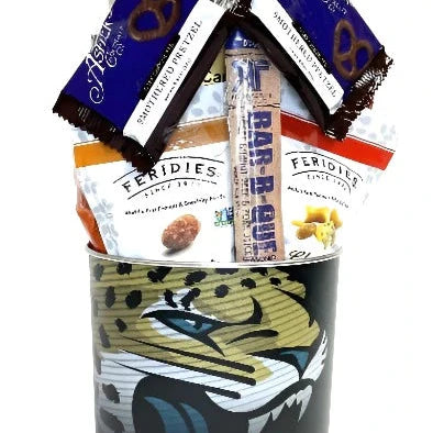 JGB Sports - Jacksonville Jaguars Gift Tin  Basket - Made In America