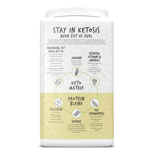 Portions Master Keto Body Protein Peptides Vanilla Cream