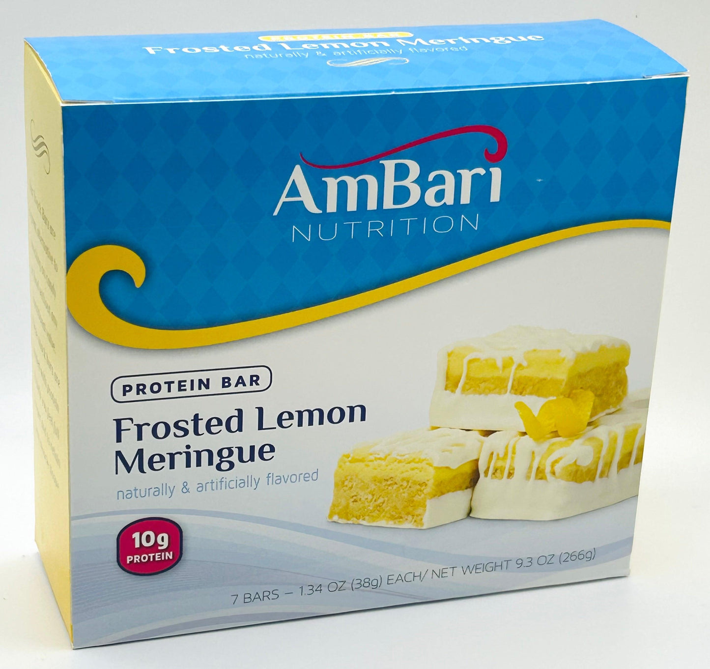 Frosted Lemon Meringue Bar