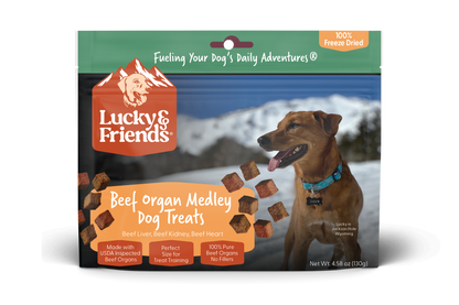 Three Beef Organ Medley Dog Treat